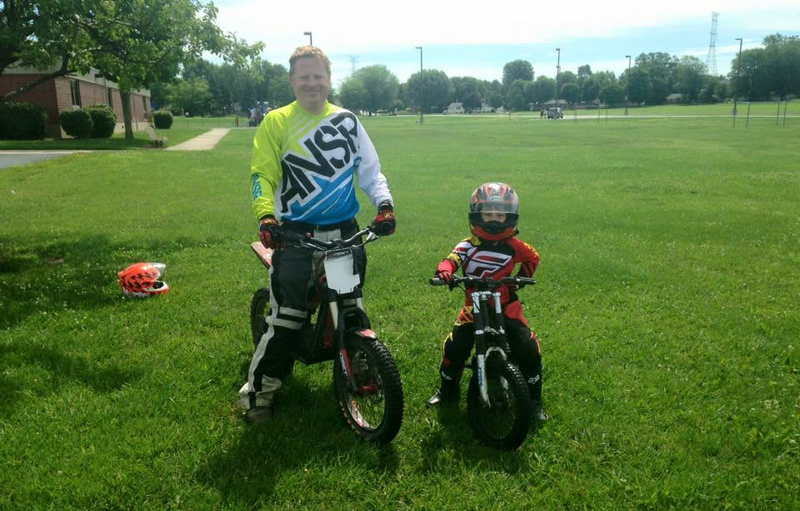 Illustration for article titled This Is The Best Way To Turn Your Kids Into Motorcycle Riding Badasses